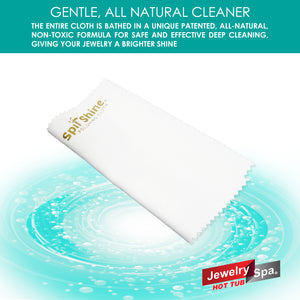 Gentle Jewelry Cleaning Kit with Polishing Cloth and More
